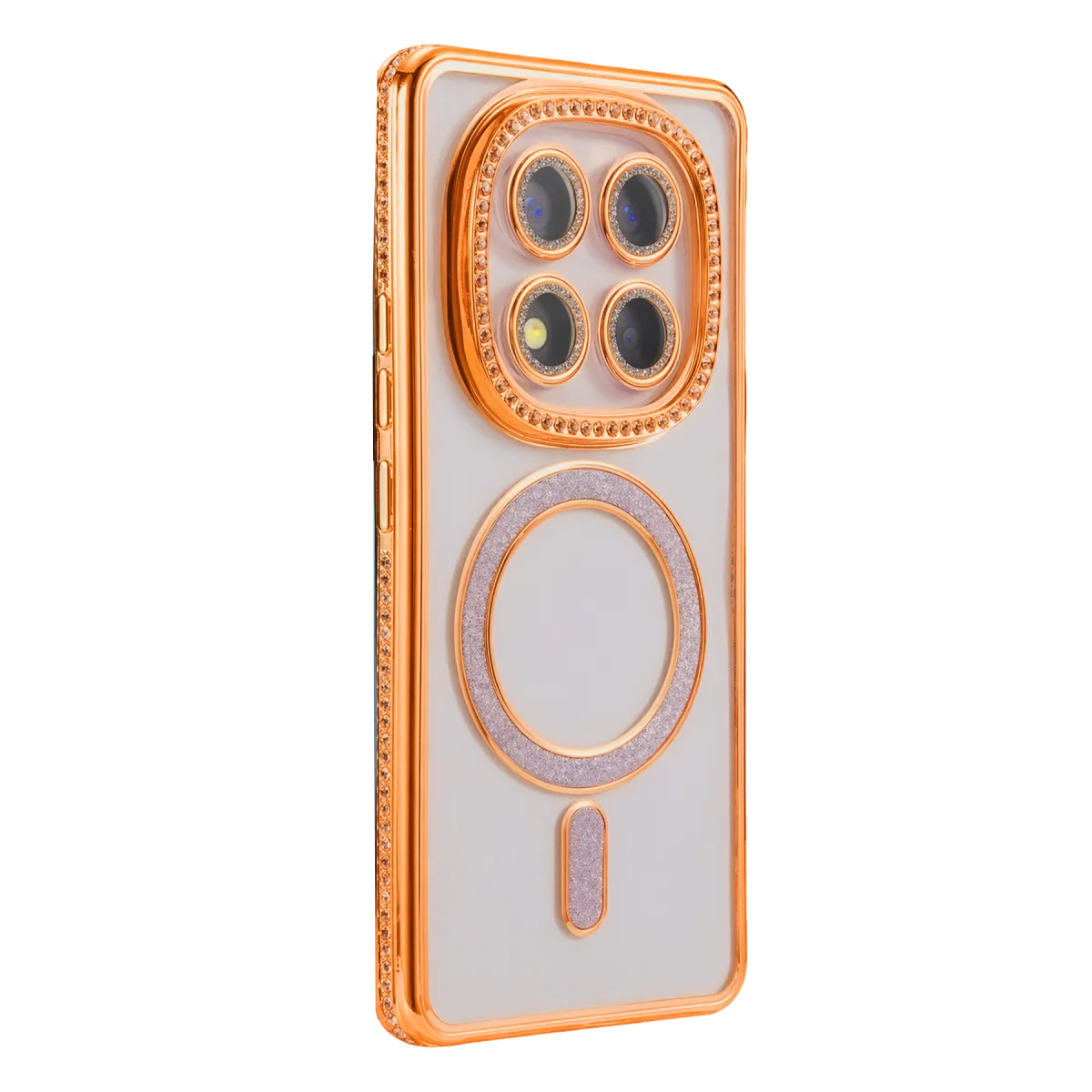 Redmi Note 15 Pro 5G Joke Simli Magneticsafe Kılıf - Turuncu