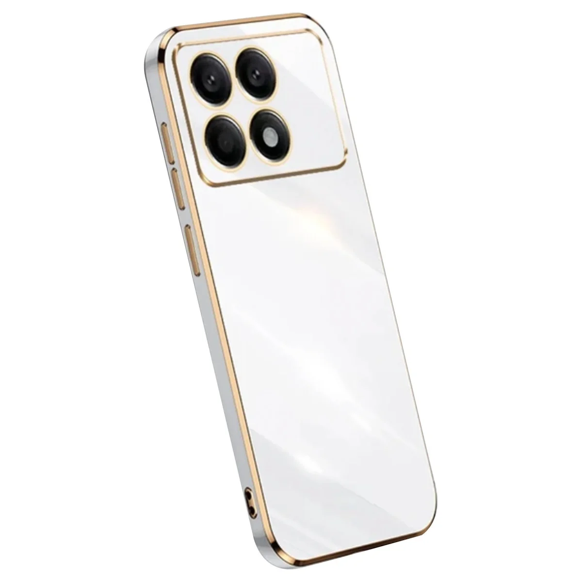 Poco X6 Pro Kılıf Volet Silikon - Beyaz