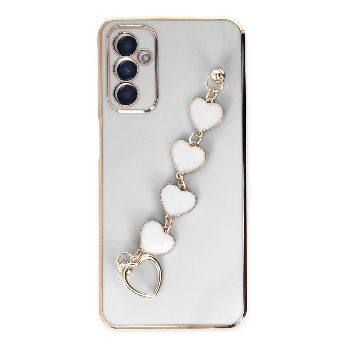 Galaxy A14 4G Kılıf Esila Silikon - Beyaz