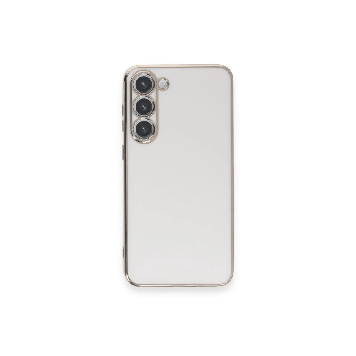Galaxy S23 Plus Kılıf Volet Silikon - Beyaz