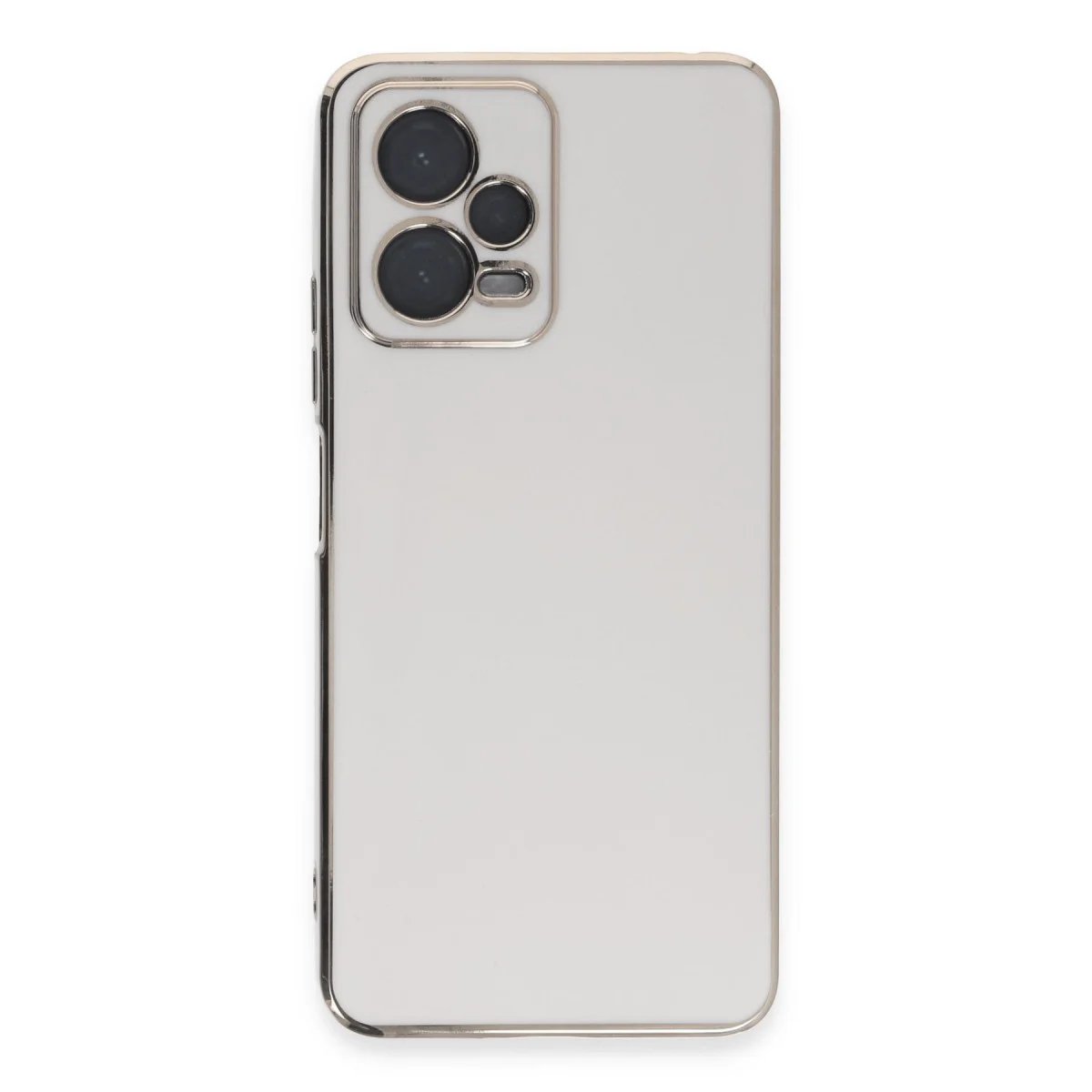 Poco X5 5G Kılıf Volet Silikon - Beyaz