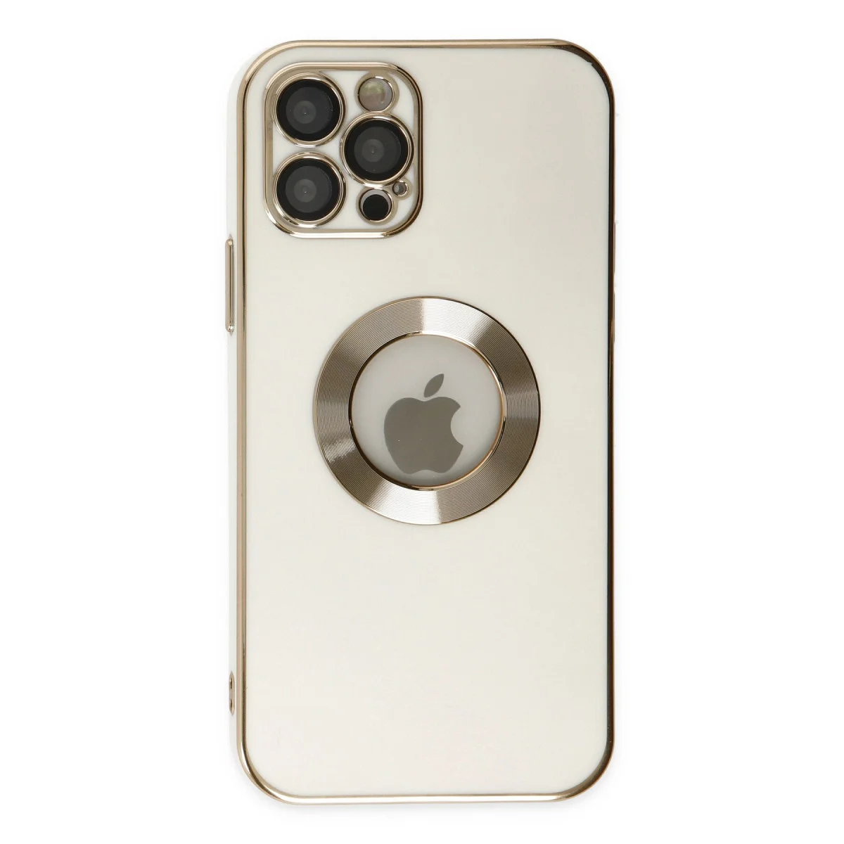 iPhone 12 Pro Kılıf Store Silikon - Beyaz