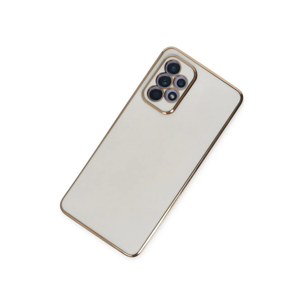 Galaxy A52 Kılıf Volet Silikon - Beyaz