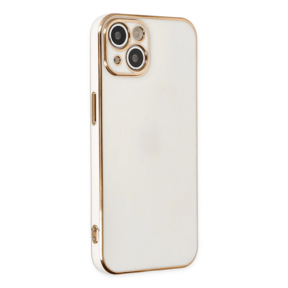 iPhone 14 Plus Kılıf Volet Silikon - Beyaz