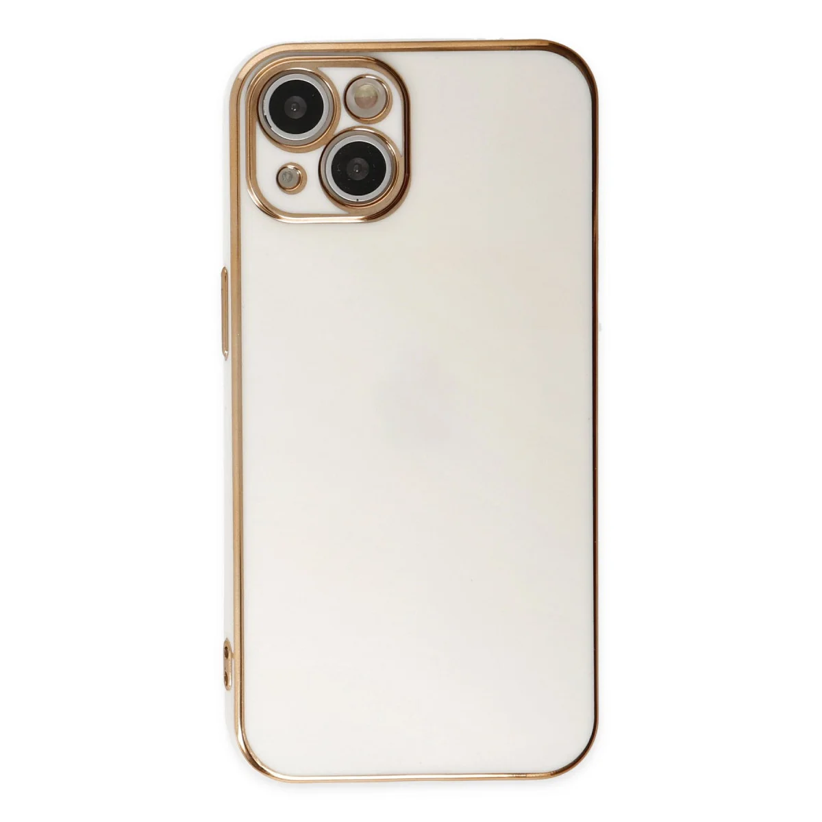 iPhone 14 Plus Kılıf Volet Silikon - Beyaz