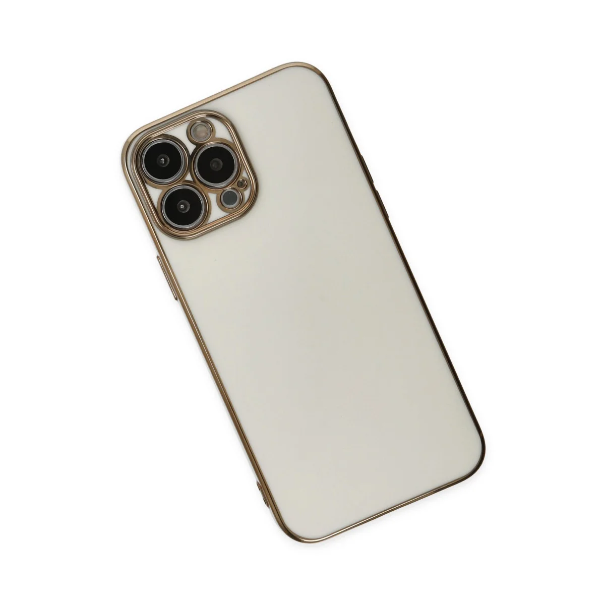 iPhone 14 Pro Kılıf Volet Silikon - Beyaz