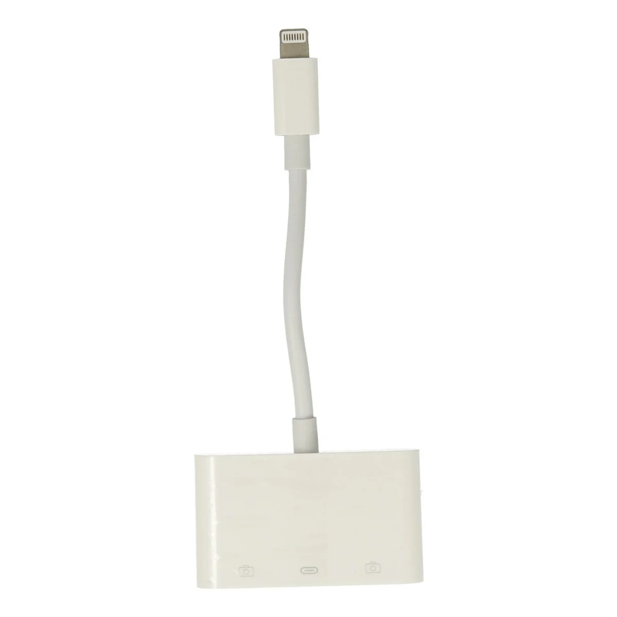 APR23 Iphone Otg 3in1 - Beyaz