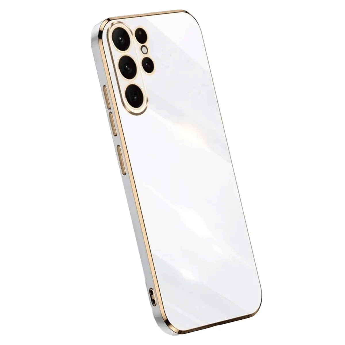 Galaxy S25 Ultra Kılıf Volet Silikon - Beyaz