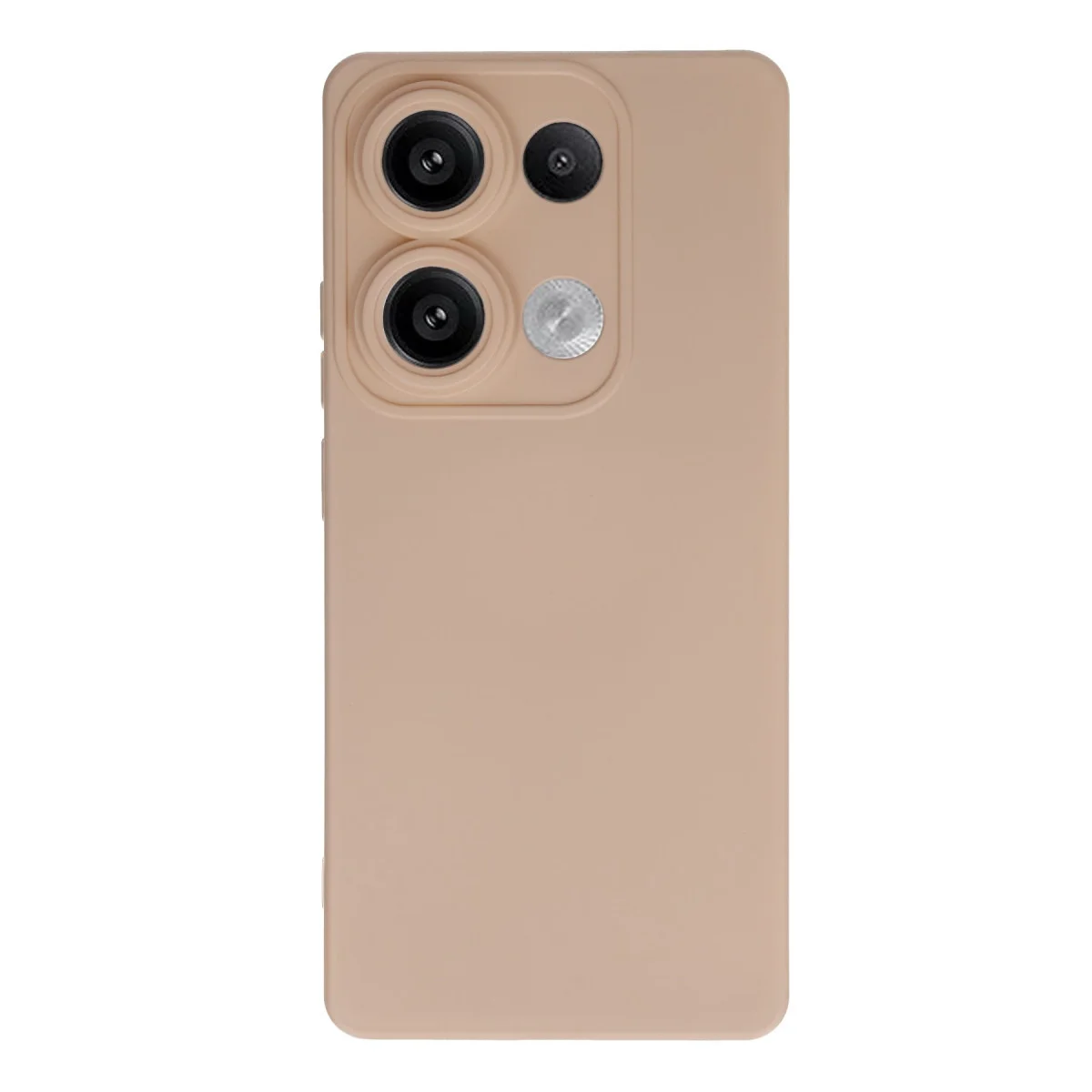 Redmi Note 13 4G Kılıf Nano içi Kadife Silikon - Pudra