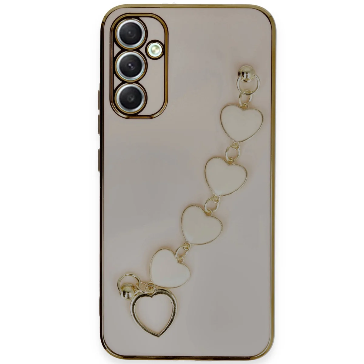 Galaxy A34 5G Kılıf Esila Silikon - Pudra