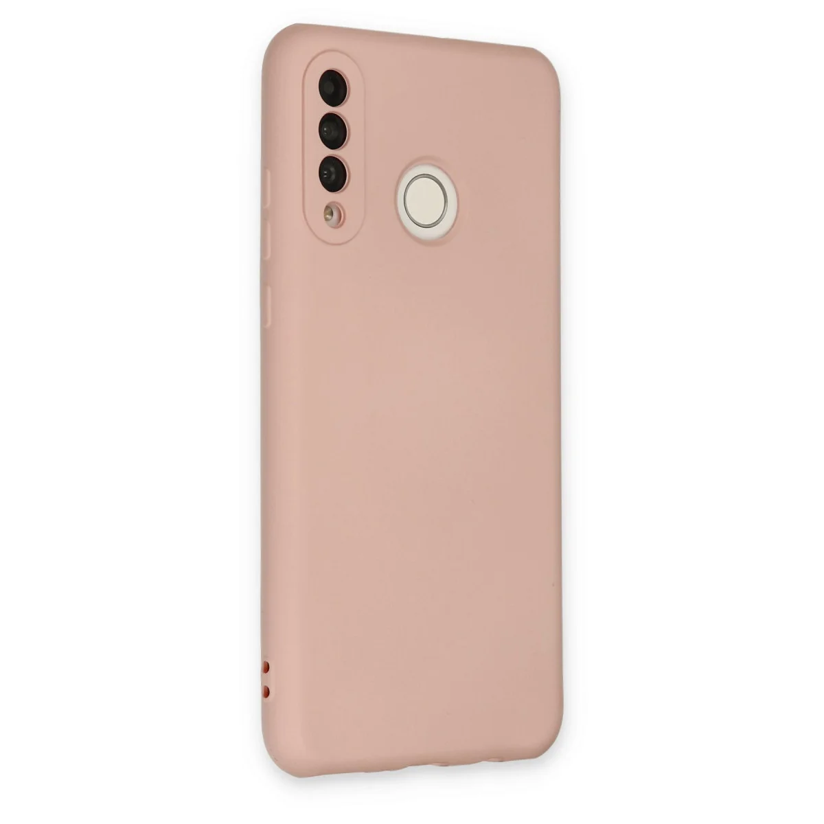 P30 Lite Kılıf Nano içi Kadife Silikon - Pudra
