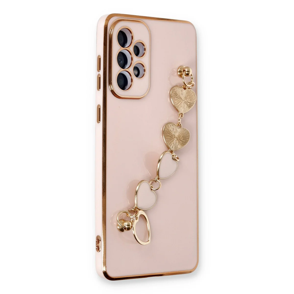 Galaxy A33 5G Kılıf Esila Silikon - Pudra
