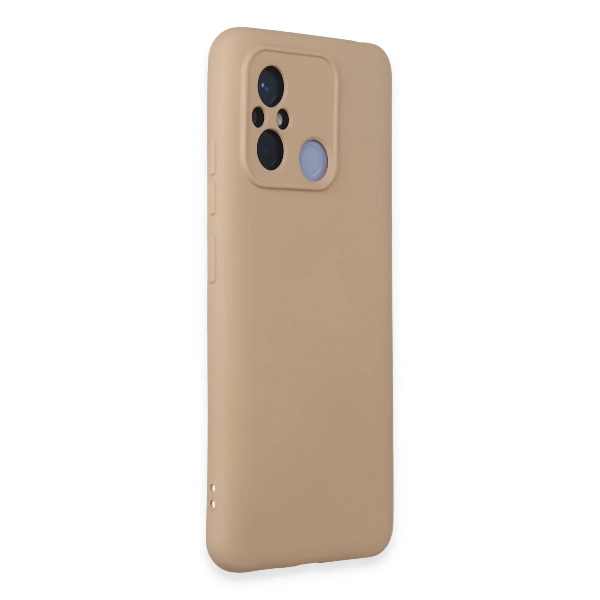 Redmi 12C Kılıf Nano içi Kadife Silikon - Pudra