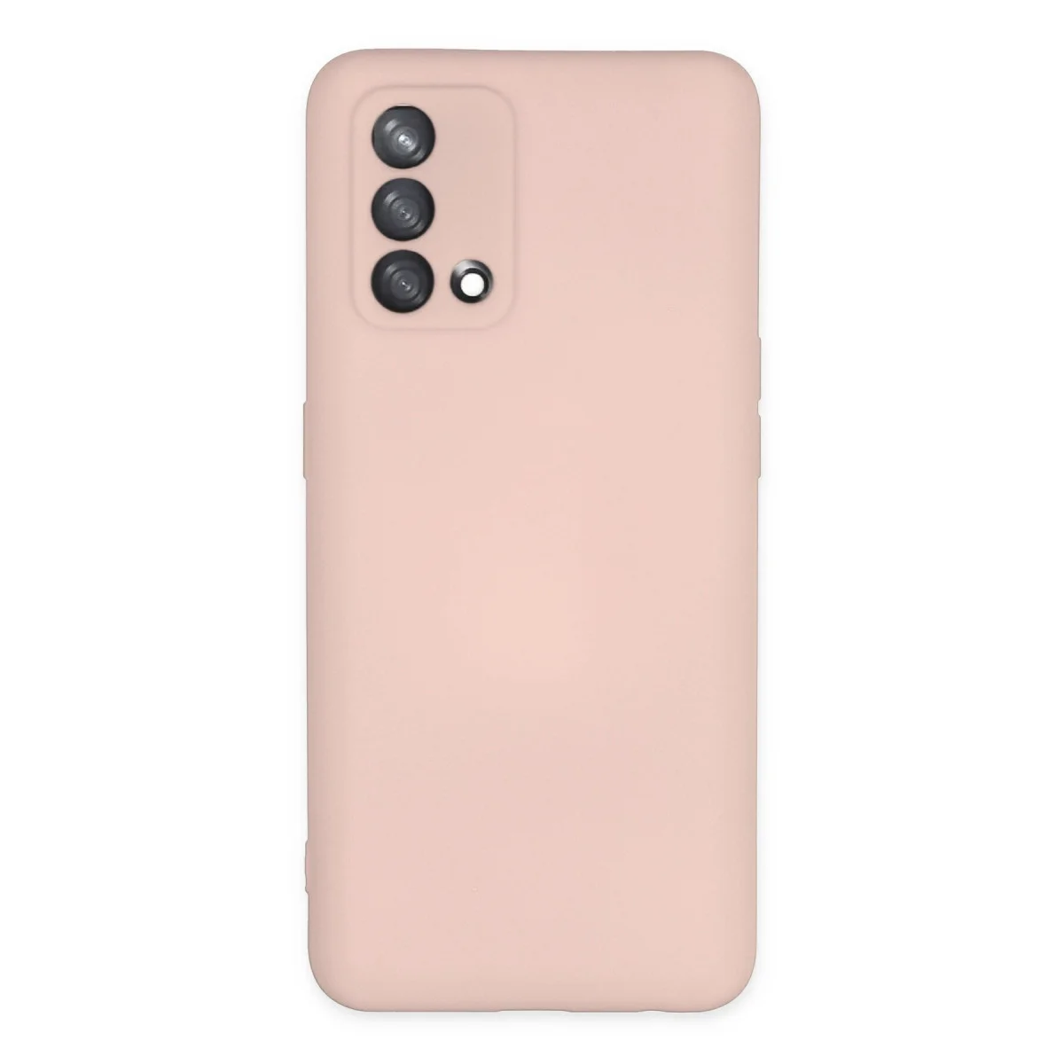 A74 4G Kılıf Nano içi Kadife Silikon - Pudra
