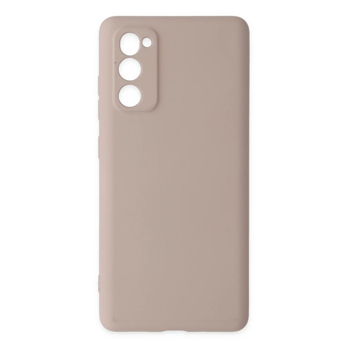 Galaxy S20 FE Kılıf Nano içi Kadife Silikon - Pudra