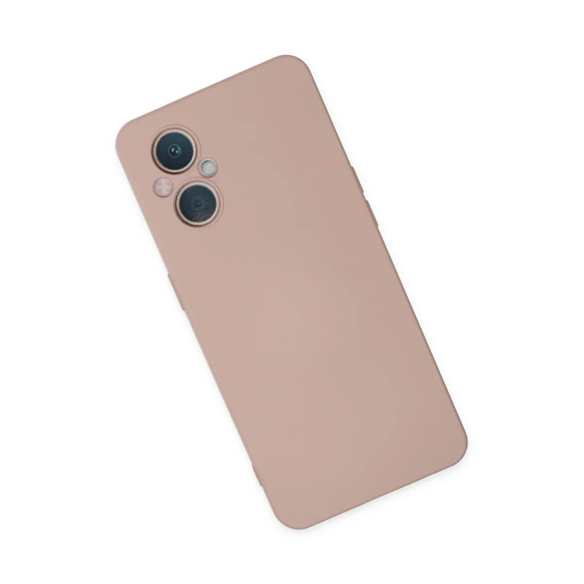 Reno 7 Lite Kılıf Nano içi Kadife Silikon - Pudra