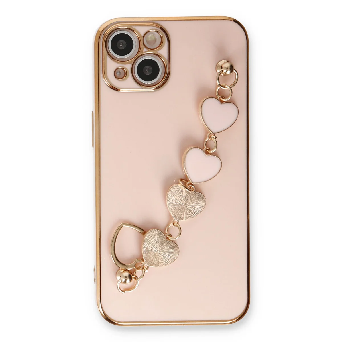 iPhone 14 Plus Kılıf Esila Silikon - Pudra