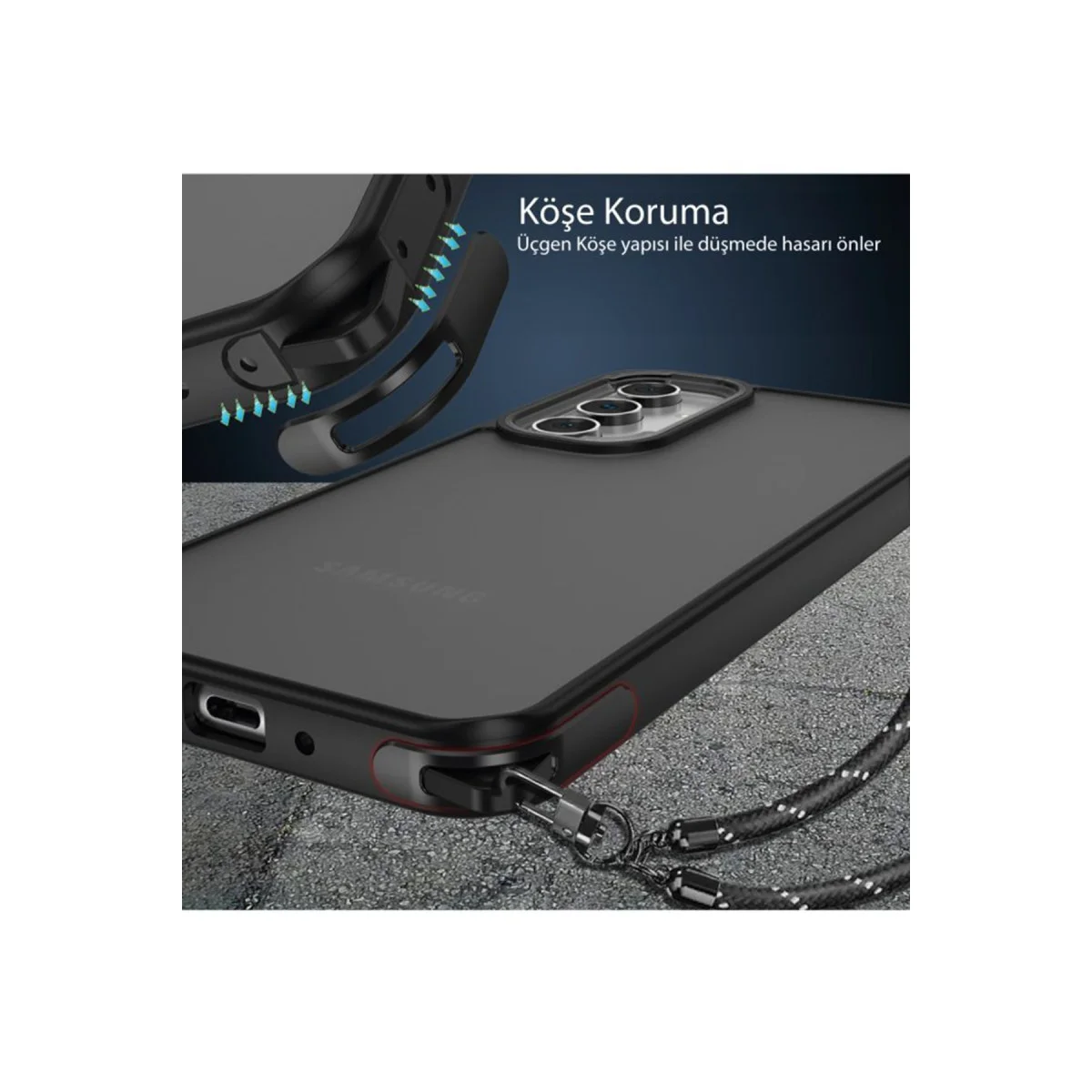 Galaxy A05S Kılıf Elegant Kapak - Pudra
