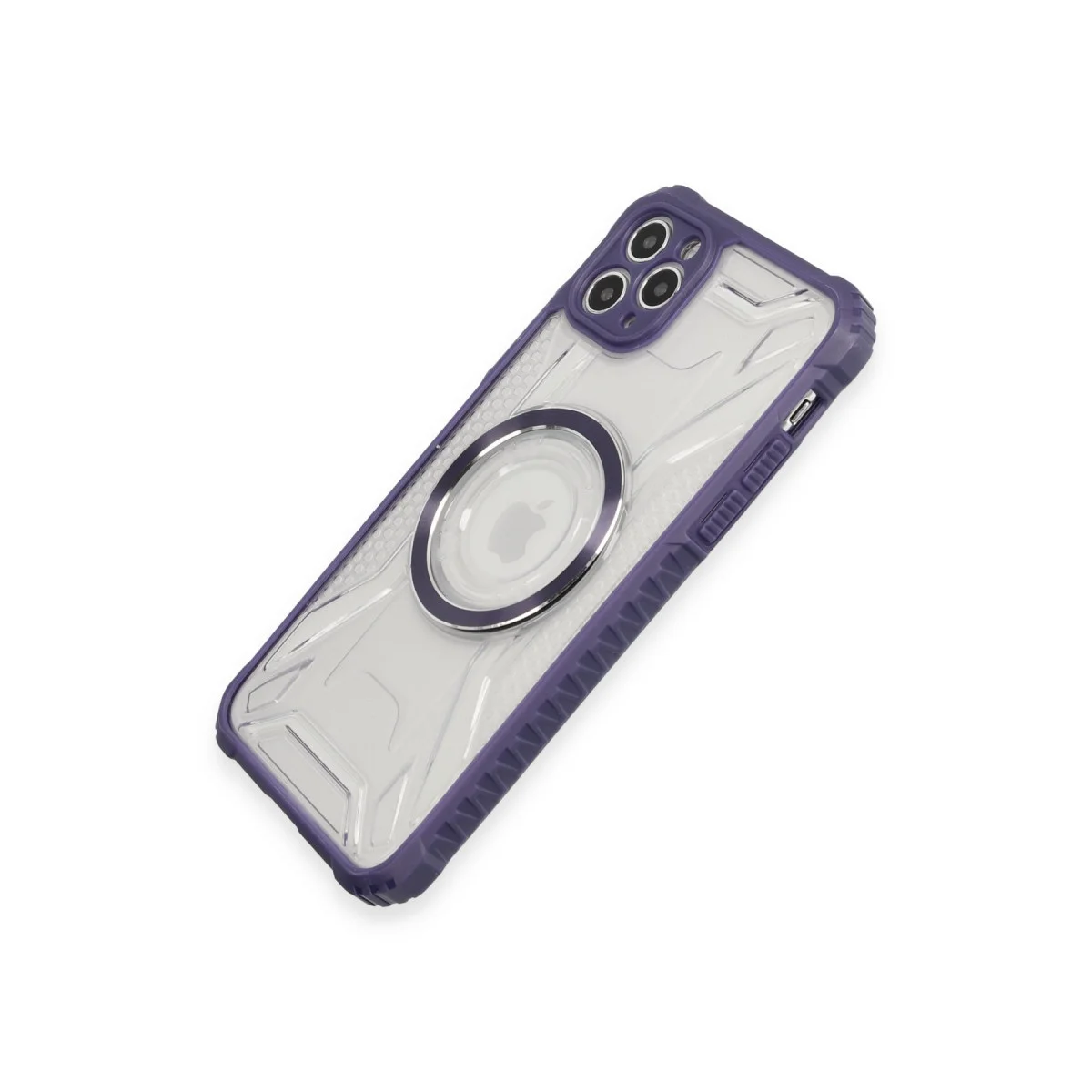 iPhone 11 Pro Max Kılıf Prag Magneticsafe Kapak - Derin Mor