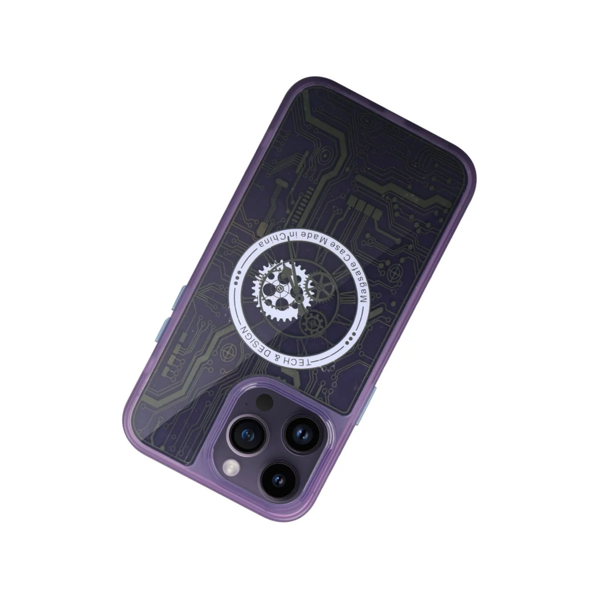iPhone 14 Pro Kılıf Magic Magneticsafe Silikon - Derin Mor