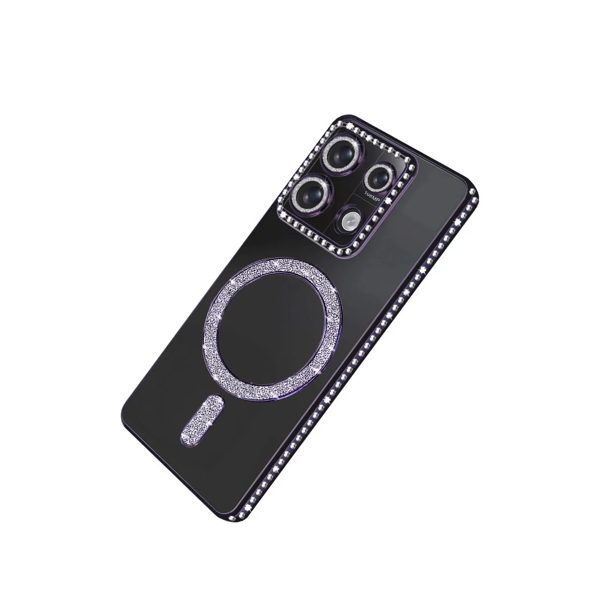 Redmi 13C Joke Simli Magneticsafe Kılıf - Derin Mor