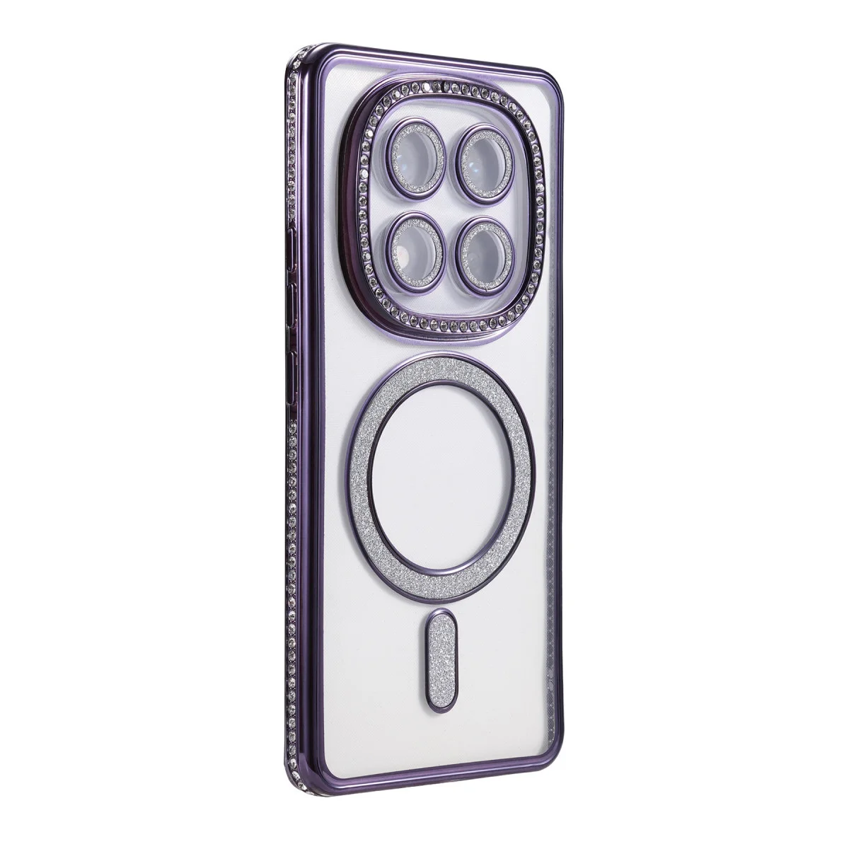 Redmi Note 14 Pro 4G Joke Simli Magneticsafe Kılıf - Derin Mor