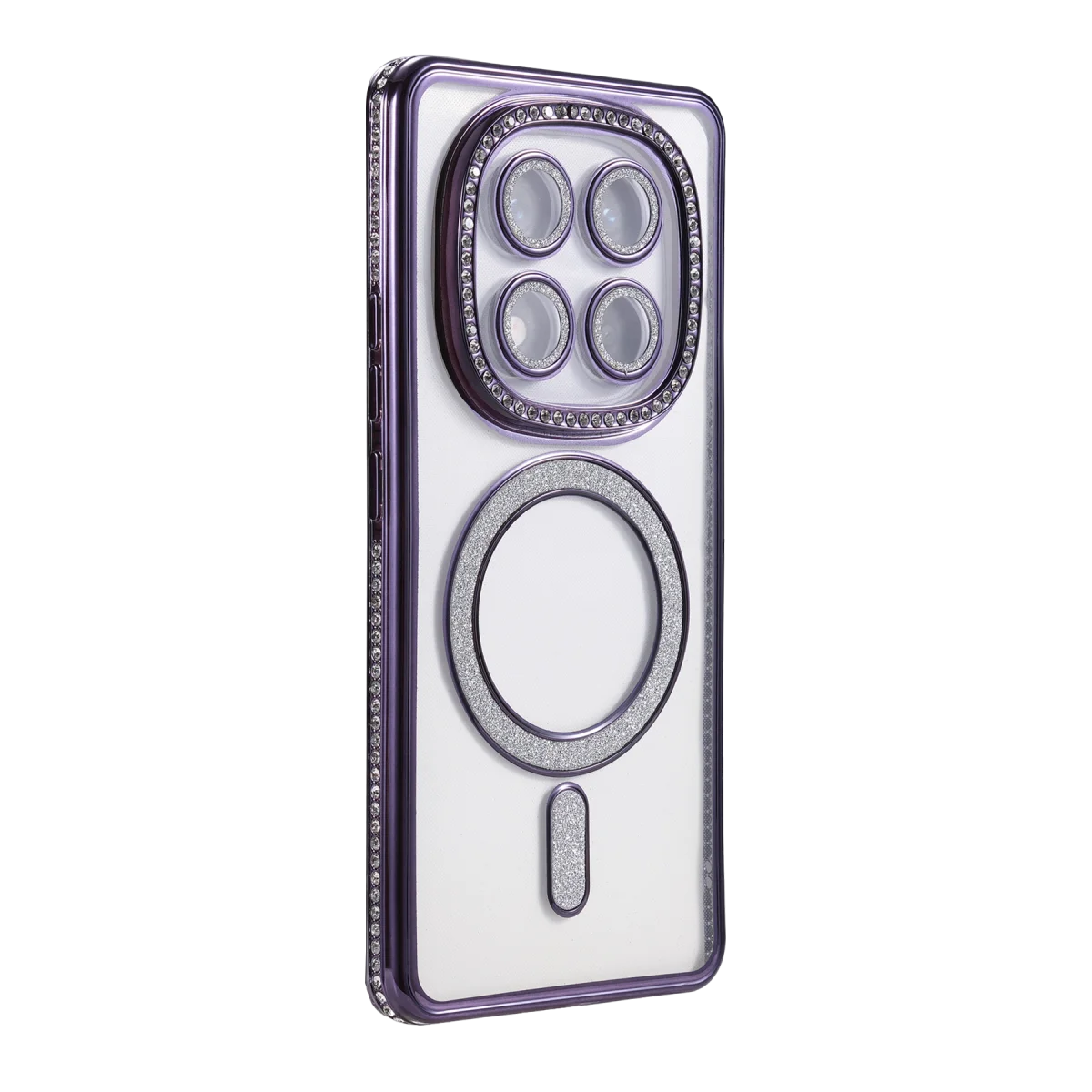 Redmi Note 15 Pro 4G Joke Simli Magneticsafe Kılıf - Derin Mor