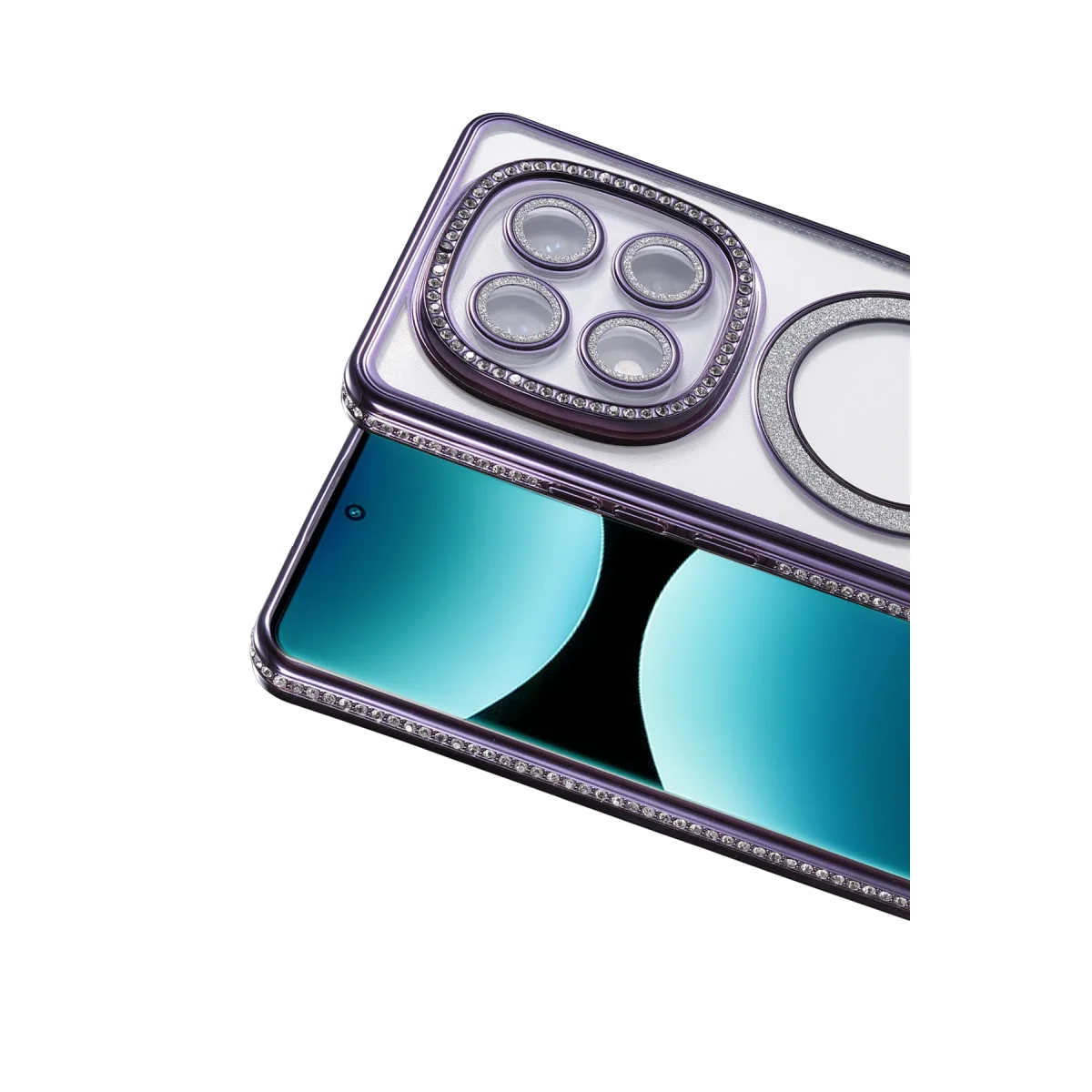 Redmi Note 15 4G Joke Simli Magneticsafe Kılıf - Derin Mor