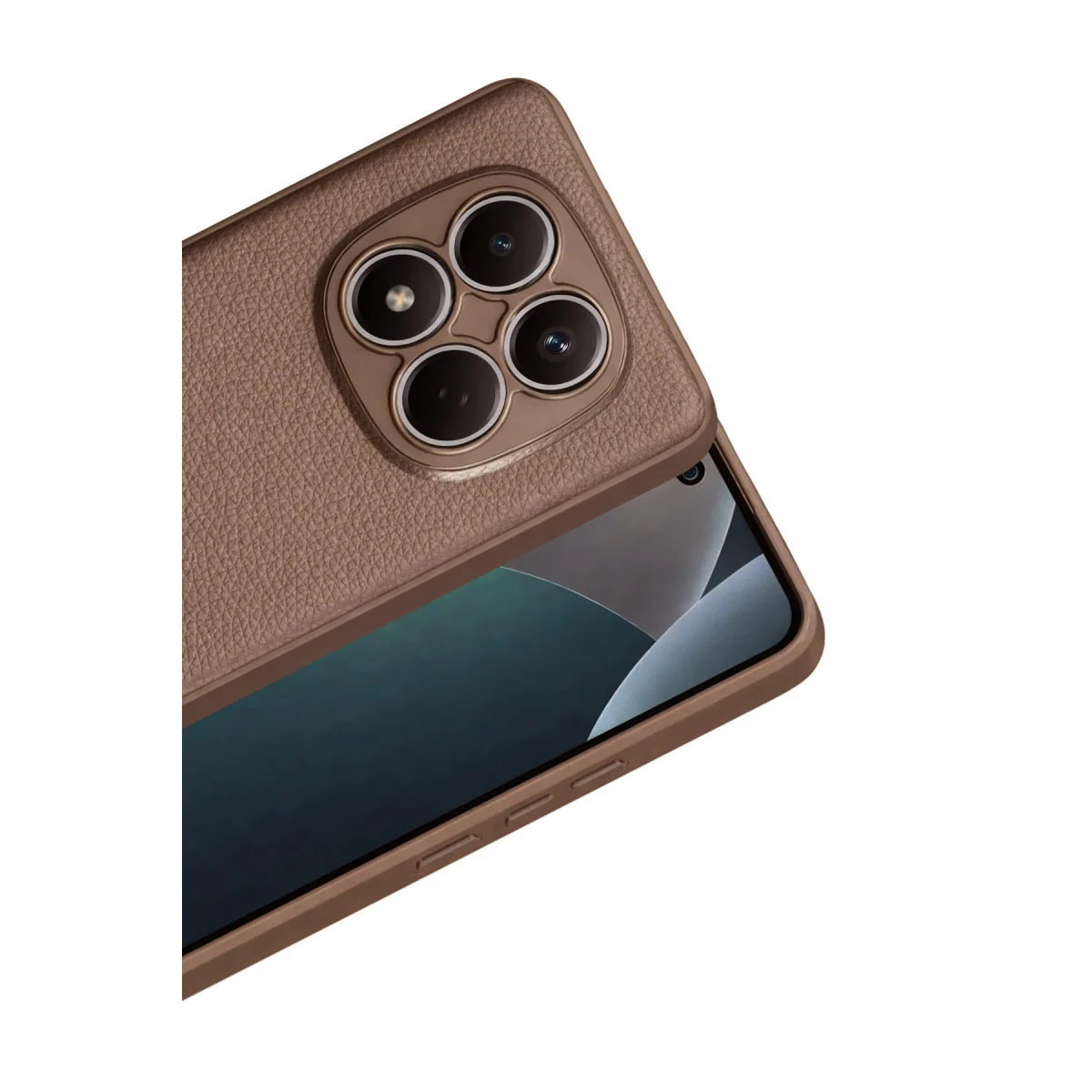 Redmi Note 15 Pro 5G Thermax Silikon Kılıf - Kahverengi