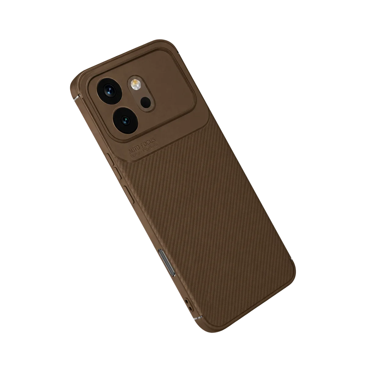 600 Auto Focus Karbon Kapak - Kahverengi