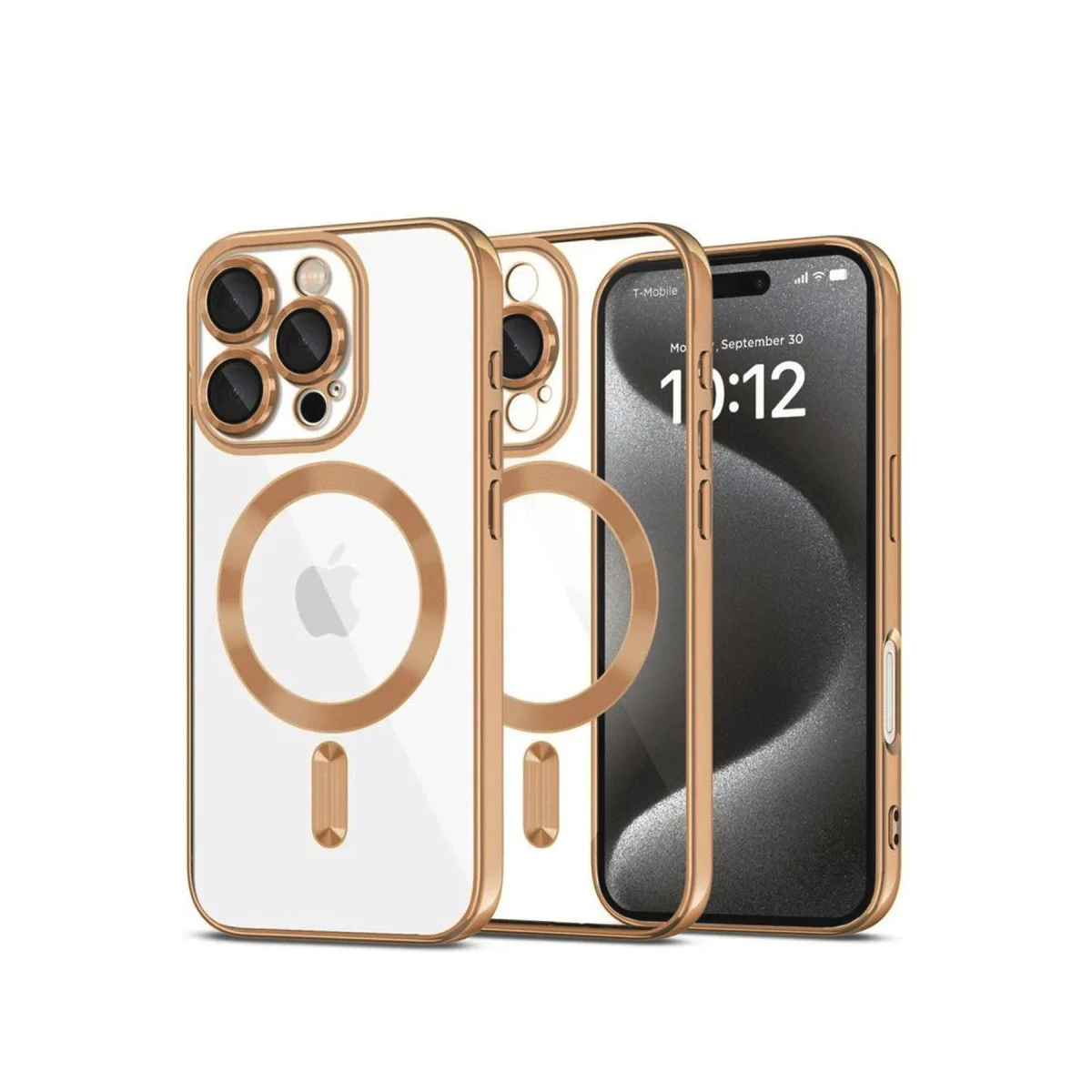 iPhone 16 Pro Kılıf Kross Magneticsafe Kapak - Çöl Titanyum
