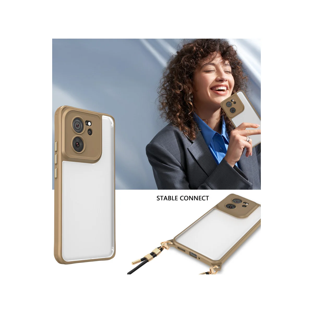 Mi 13T Pro Kılıf Penta Silikon Kılıf - Çöl Titanyum