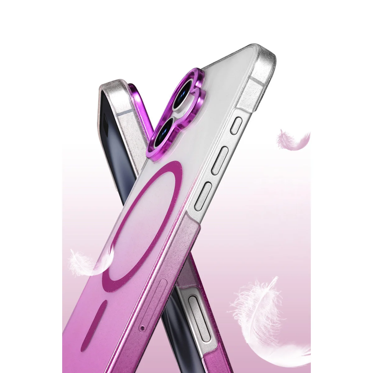 iPhone 16 Glossy Magsafe Kapak - Çöl Titanyum