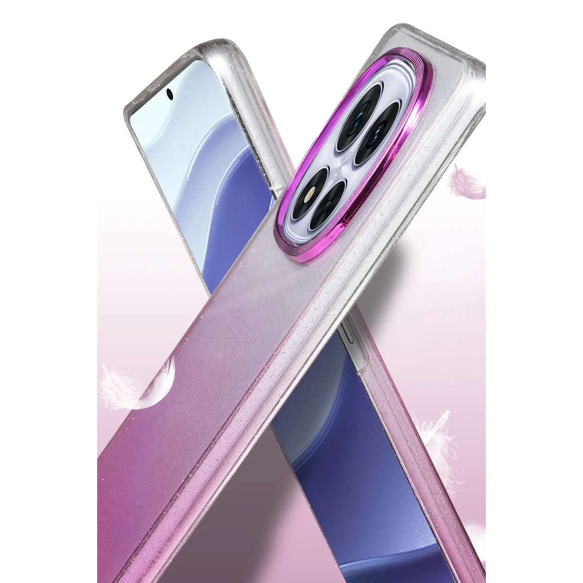 Redmi Note 14 Pro 4G Glossy Kapak - Çöl Titanyum