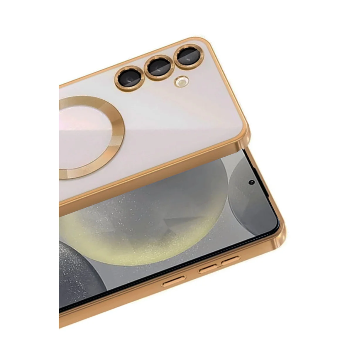 Galaxy A54 5G Kross Magneticsafe Kapak - Çöl Titanyum