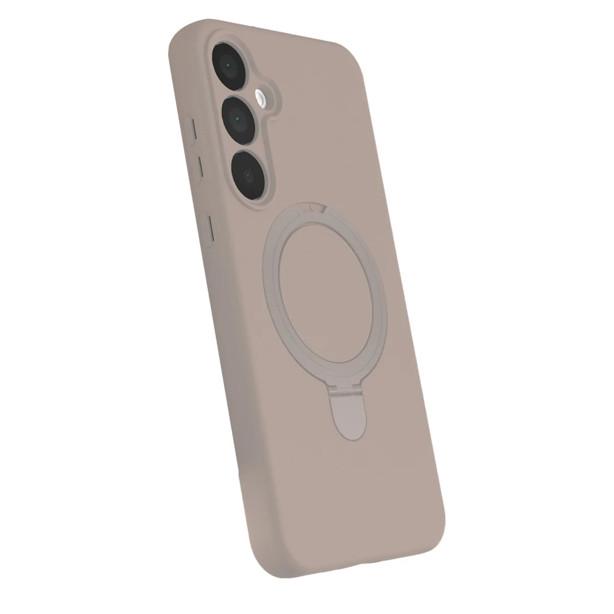 Galaxy A15 4G Regal Magsafe Standlı Kapak - Çöl Titanyum