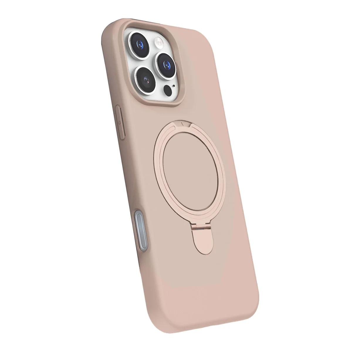 iPhone 16 Pro Regal Magsafe Standlı Kapak - Çöl Titanyum
