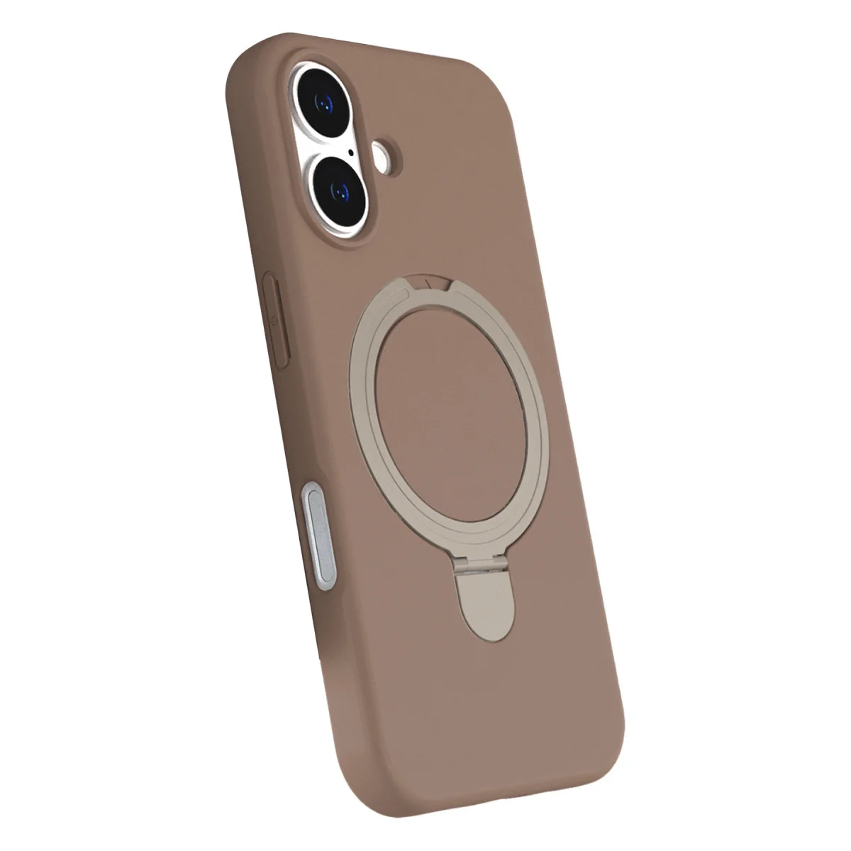 iPhone 16 Plus Regal Magsafe Standlı Kapak - Çöl Titanyum