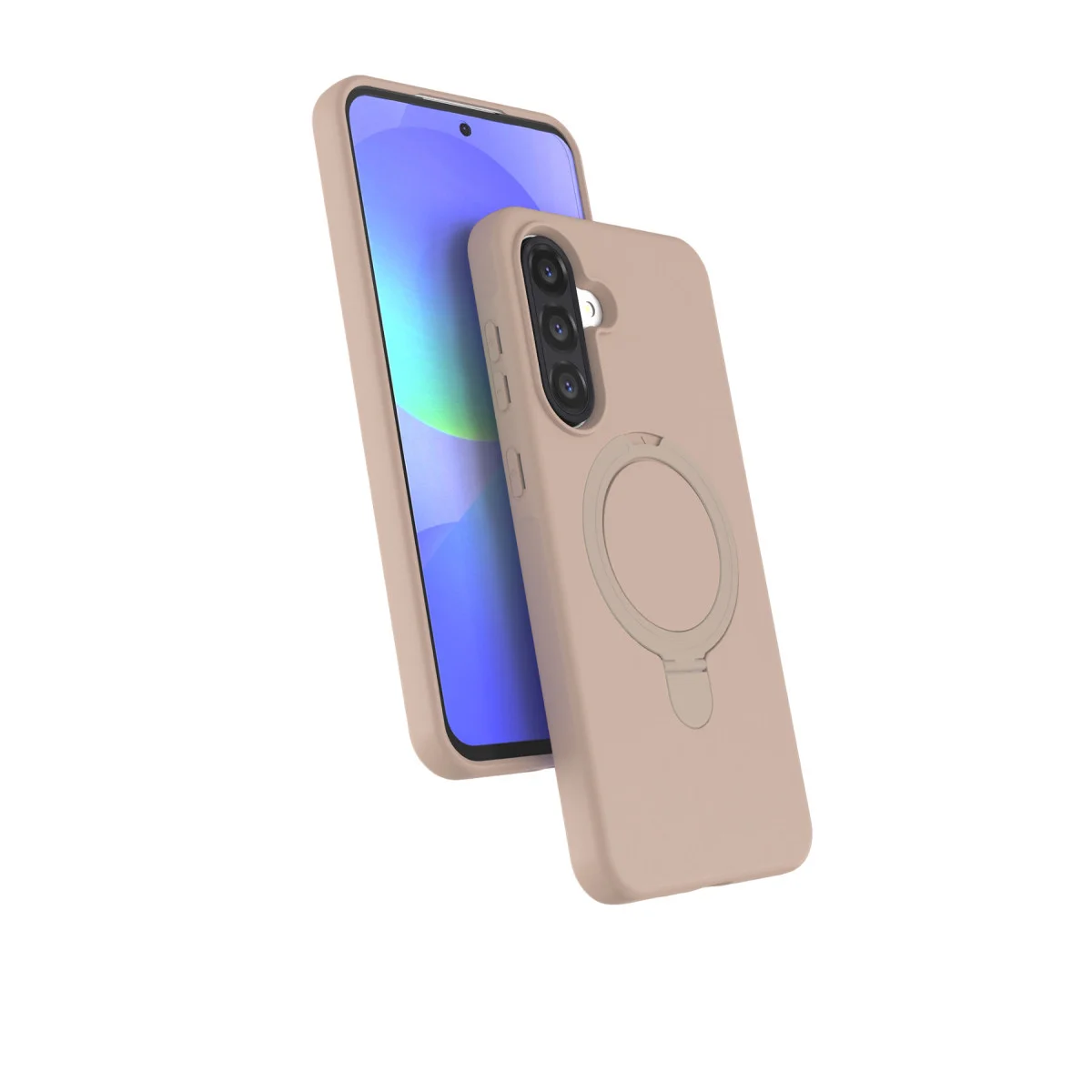 Galaxy A36 Regal Magsafe Standlı Kapak - Çöl Titanyum