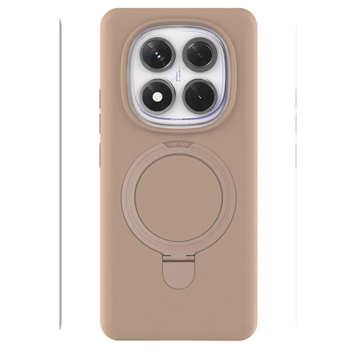 Redmi Note 14 Pro 4G Regal Magsafe Standlı Kapak - Çöl Titanyum