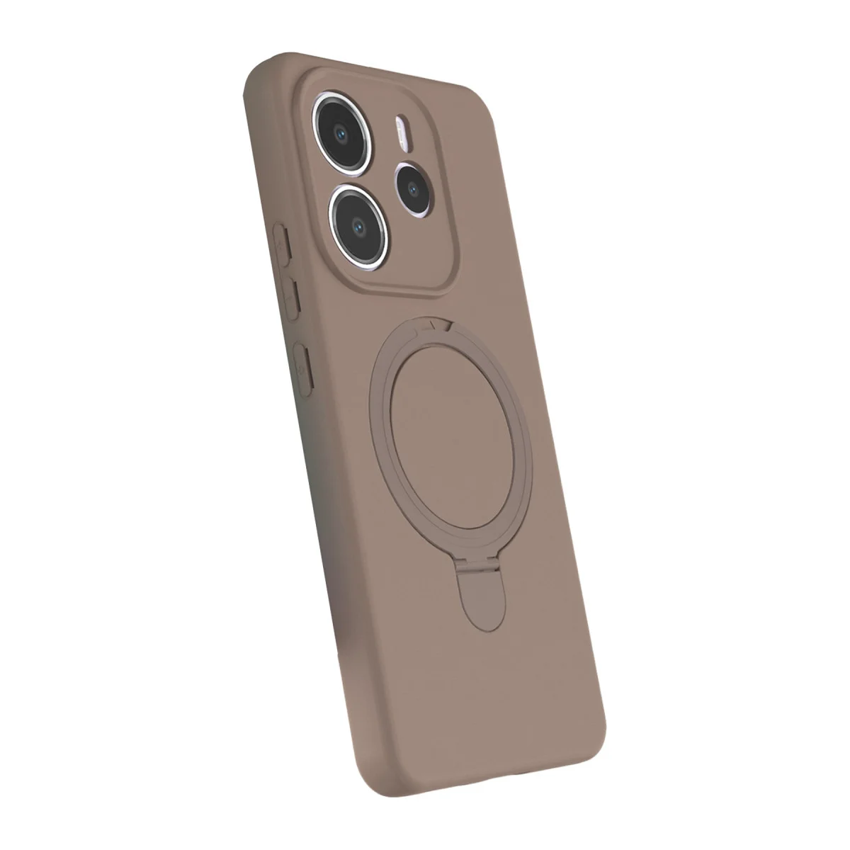 Redmi Note 14 4G Regal Magsafe Standlı Kapak - Çöl Titanyum
