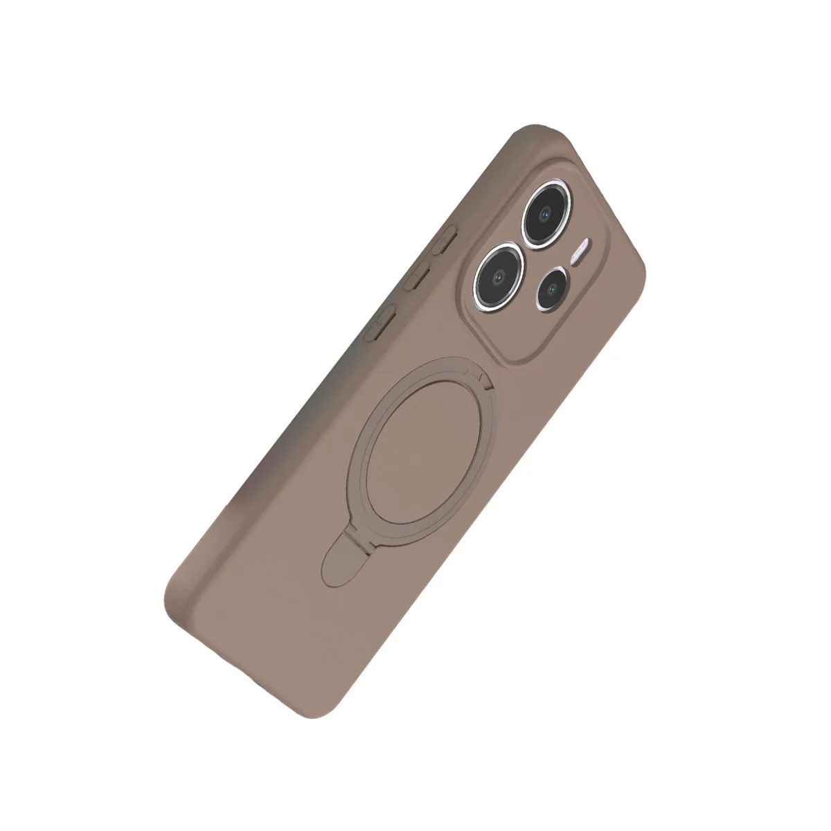 Redmi Note 14 4G Regal Magsafe Standlı Kapak - Çöl Titanyum