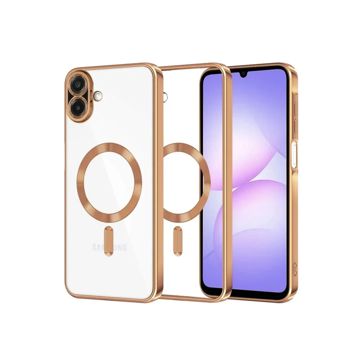 Galaxy A07 4G Kross Magneticsafe Kapak - Çöl Titanyum