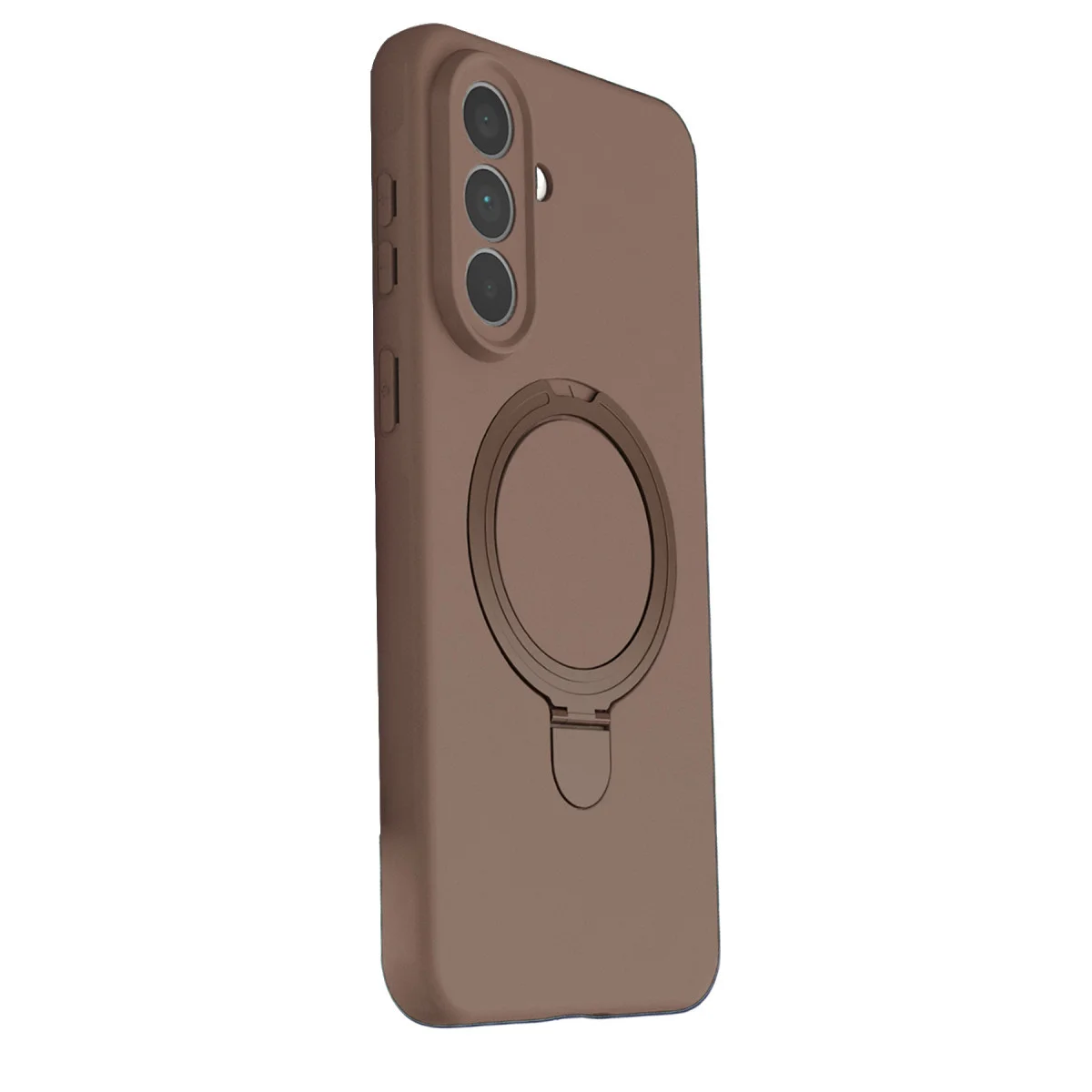 Galaxy A57 5G Regal Magsafe Standlı Kapak - Çöl Titanyum