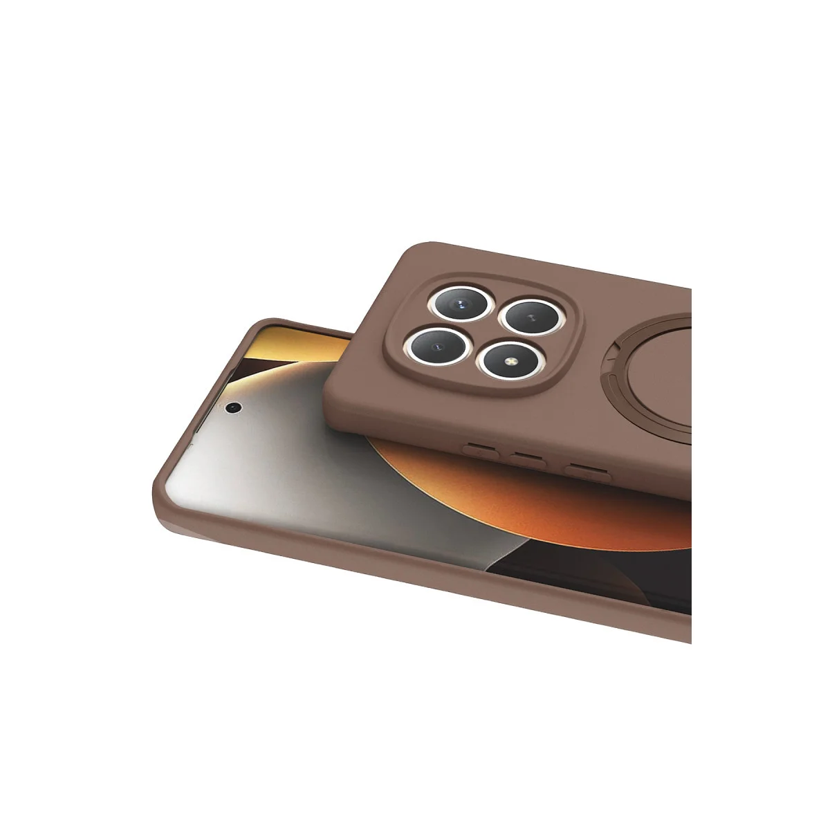 Redmi Note 15 Pro 4G Regal Magsafe Standlı Kapak - Çöl Titanyum