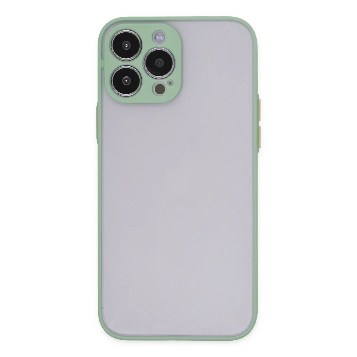 iPhone 13 Pro Max Kılıf Montreal Silikon Kapak - Turkuaz
