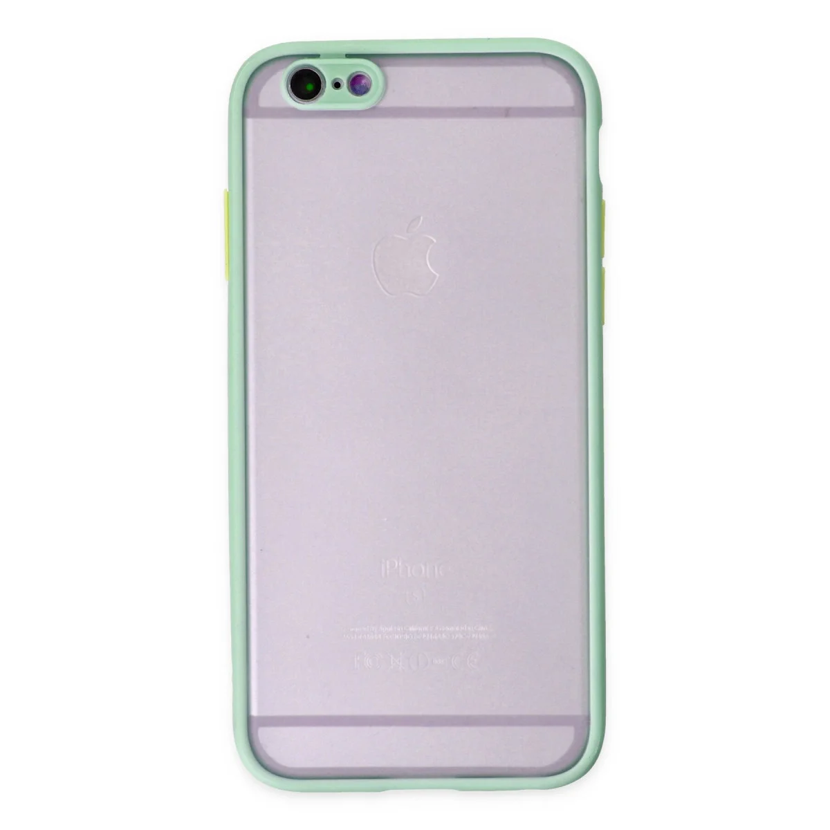 iPhone 6 Kılıf Montreal Silikon Kapak - Turkuaz