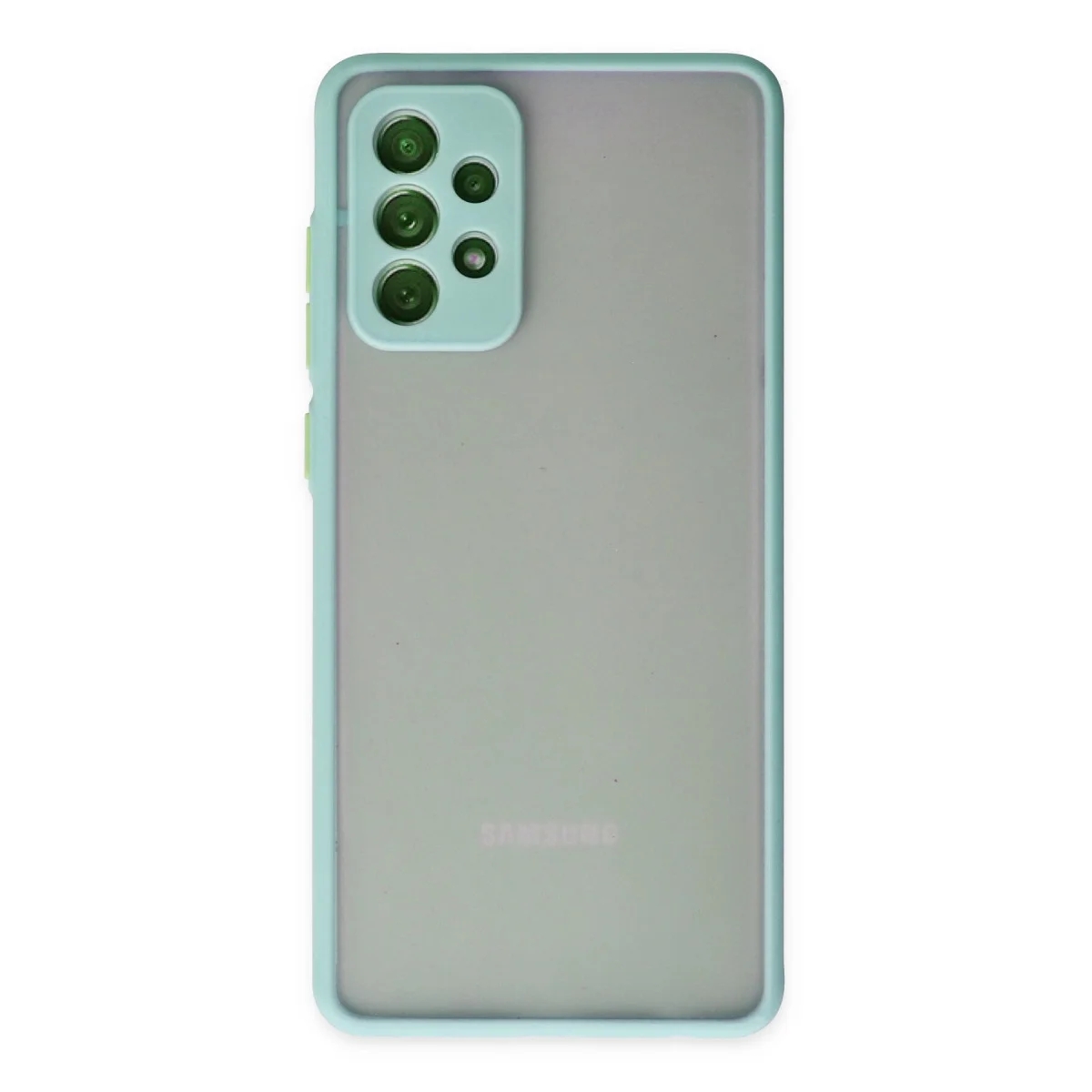 Galaxy A72 Kılıf Montreal Silikon Kapak - Turkuaz