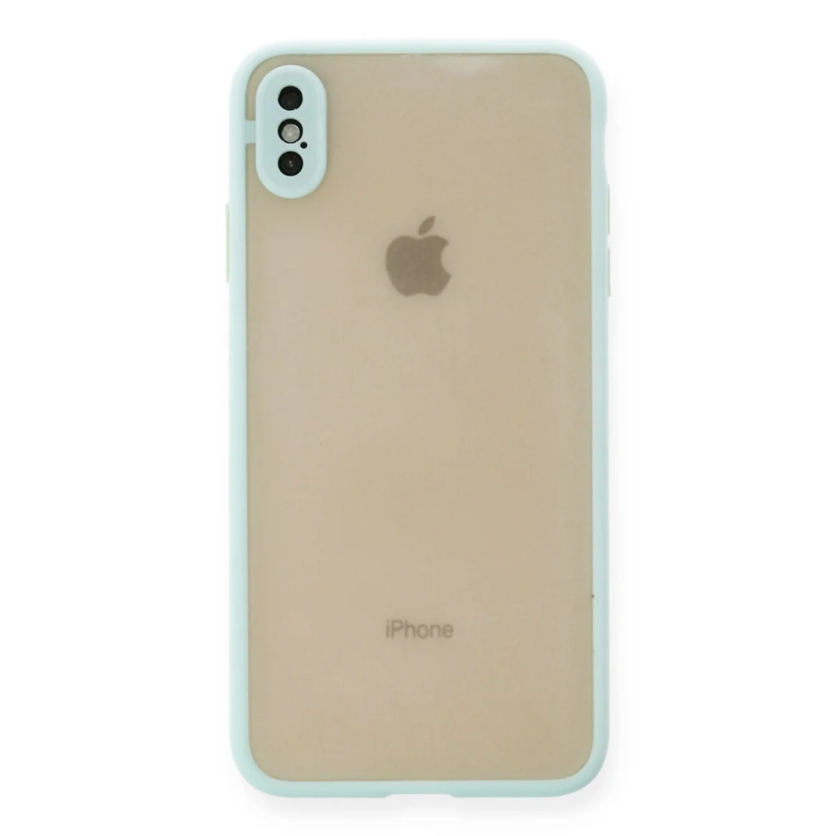 iPhone X Kılıf Montreal Silikon Kapak - Turkuaz