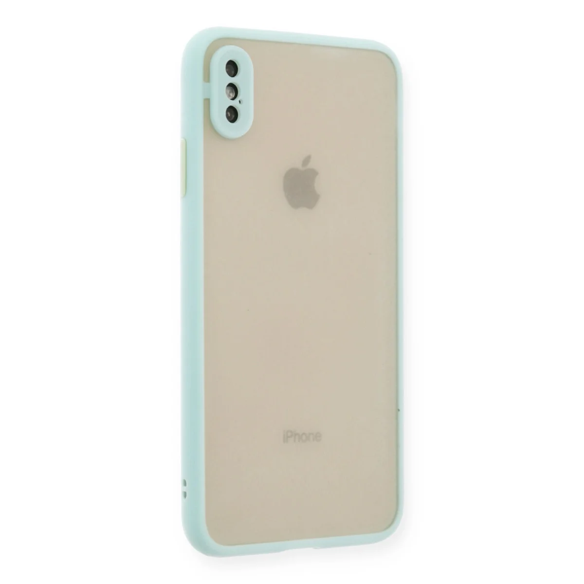 iPhone X Kılıf Montreal Silikon Kapak - Turkuaz
